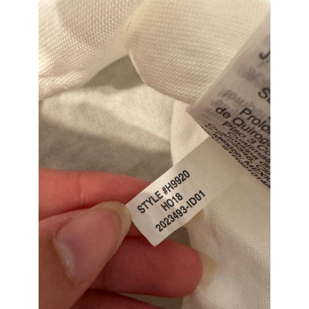 Madewell Women's Oversized Short Sleeve Tie-Front Shirt Size Small - Picture 5 of 9